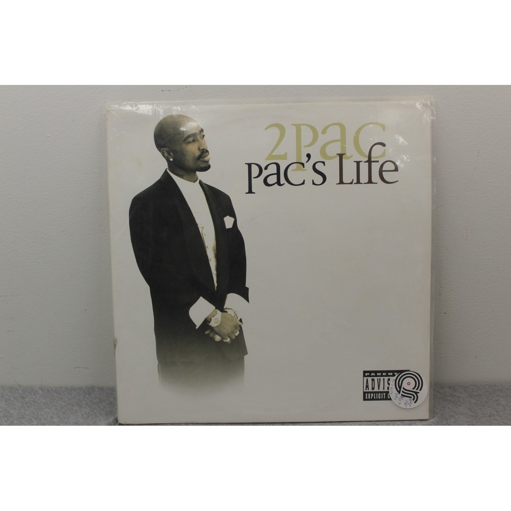 2Pac‎ Pac's Life Vinyl LP 12" White Hip Hop 2006 Amaru Interscope Records